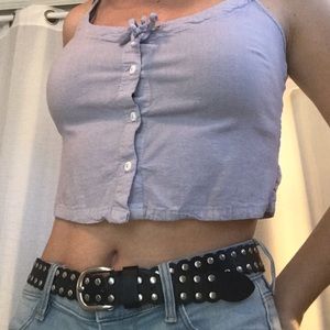 light blue brandy melville top